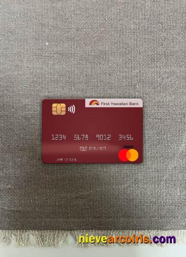 Hawaii First Hawaiian Bank mastercard photolook